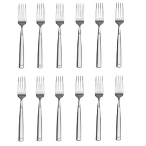 Williams Sonoma Stephanie Stainless Steel Dinner Fork by Towle (Set of Twelve)