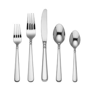 Lenox Pearl Platinum 18/10 Stainless Steel 5pc. Place Setting (Service for One)