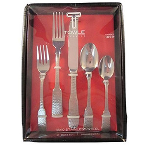 Towle Hammersmith 18/10 Stainless Steel 45pc. Flatware Set (Service for Eight)