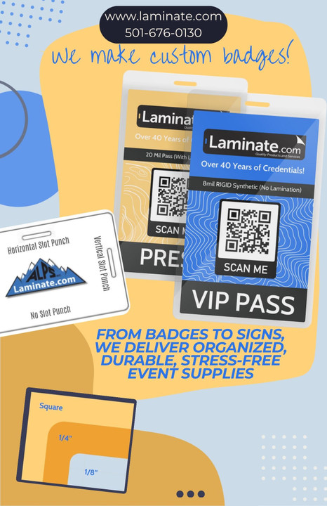 Badge Holders, Passes, and Signage: Event Essentials Made Easy Badge Holders, Passes, and Signage: Event Essentials Made Easy