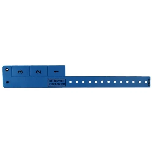 3-Tab Wrist-Rider® Wristicket® Vinyl Wristbands 3/4" (500/Box)