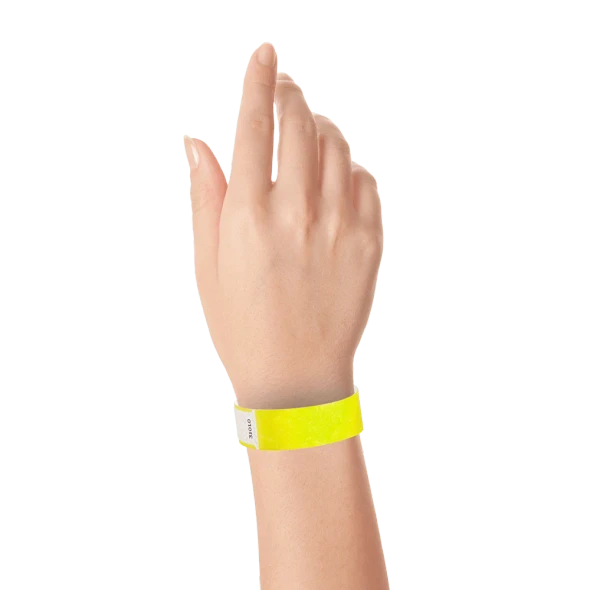 3/4" Qwik-Fit Tyvek® Wristbands (500/pack)