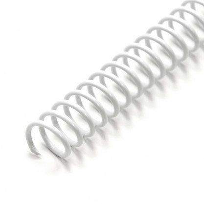 White Plastic Spiral Binding Coil