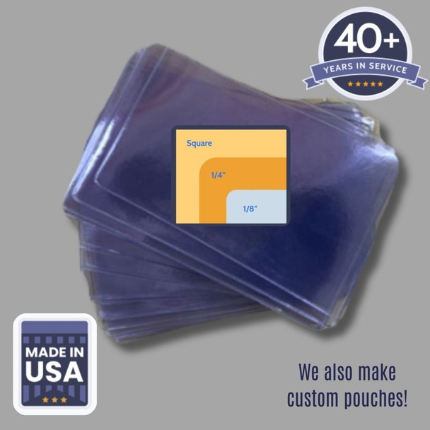 7 MIL KEY CARD (2 1/2" X 3 7/8") GLOSS Laminating Sheet/Pouch - MADE IN USA