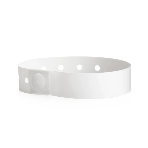 1/2" Snap Closure Plastic Wristbands (500/Box)