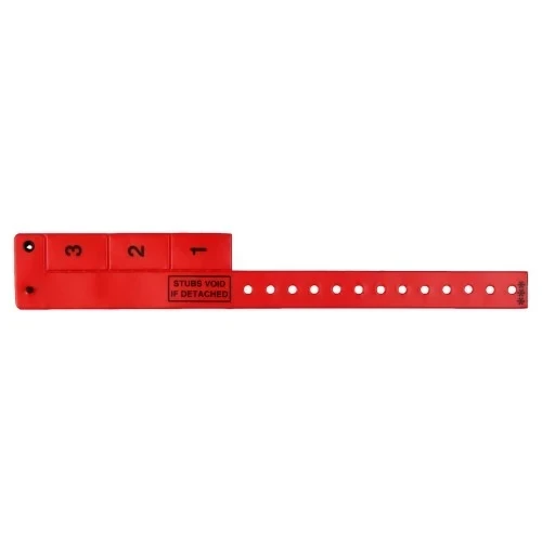 5-Tab Wrist-Rider® Wristicket® Vinyl Wristbands 3/4" (500/Box)