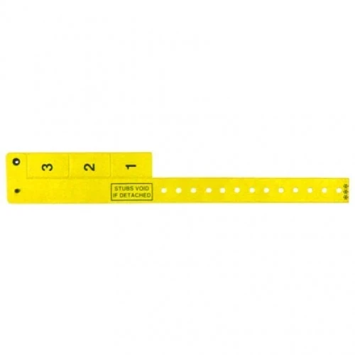5-Tab Wrist-Rider® Wristicket® Vinyl Wristbands 3/4" (500/Box)