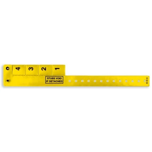 4-Tab Wrist-Rider® Wristicket® Vinyl Wristbands 3/4" (500/Box)