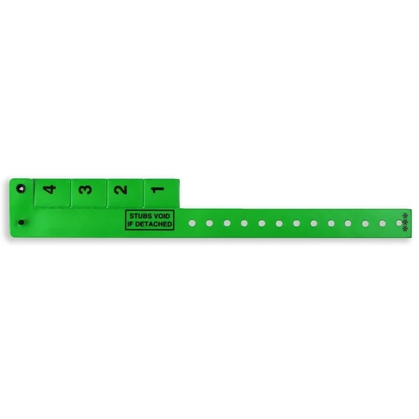 4-Tab Wrist-Rider® Wristicket® Vinyl Wristbands 3/4" (500/Box)
