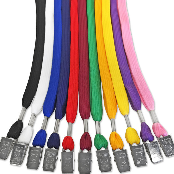 Flat Bulldog Clip Lanyard