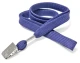 1/2" Premium Flat Polyester Lanyards with Bulldog Clip (100 per pack)