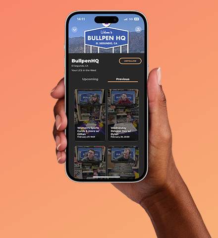 Phone showing BullpenLA on Loupe