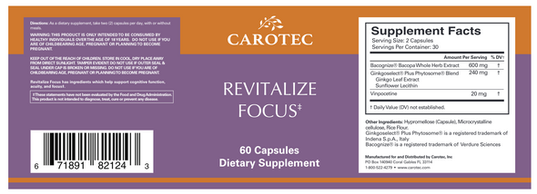 Revitalize Focus Revitalize Focus