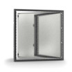HD-5070 - 8in x 8in, Insulated Duct Door for Sheet Metal Duct HINGED - Back of Door View