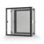 CD-5080 - 8in x 8in, Insulated Duct Door for Sheet Metal Duct - Back of Door View