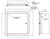 DW-5040 - 24in x 24in, Flush Access Door for drywall - Schematic