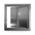 UF-5000-SS - 8in x 8in, UF-5000 Universal Flush Stainless Steel Access Door - Back of Door View