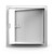 ED-2002 - 20in x 20in, Universal Flush Access Door - Back of Door View