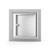 AS-9000 - 24in x 36in, Gasketed Access Door - Back of Door View