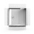 PS-5030 - 12in x 12in, Flush Access Door, for Plaster Walls and Ceilings for drywall - Back of Door View