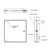 AT-5020 - 24in x 24in, Concealed Recessed Access Door for walls or ceilings - Schematic