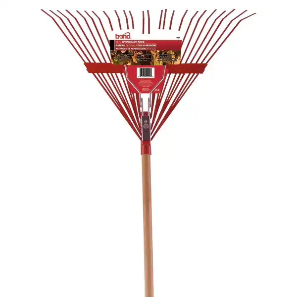 Bond 24 in. Deluxe Springback Rake with 54 in. Wood Handle - Thumbnail 4