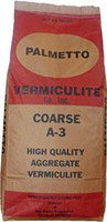 Palmetto Vermiculite Coarse A-3, a 4 cubic foot bag of high quality aggregate vermiculite for gardening and horticulture.