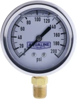 Aqualine Pressure Gauge 2 1/2"