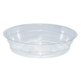 Everspring Clear Vinyl Saucer, transparent round vinyl plant saucer for pot drainage. Everspring Clear Vinyl Saucer, transparent round vinyl plant saucer for pot drainage.