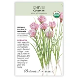 Chives Seeds made by Botanical Interests here at Twin Oaks Nursery & Supply
