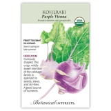 Kohlrabi Seeds made by Botanical Interests here at Twin Oaks Nursery & Supply