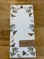 Monarchs Notepad 4" x 9"