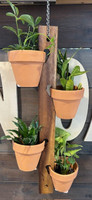 Hanging Plant Polder - 4 Pot made by here at Twin Oaks Nursery & Supply