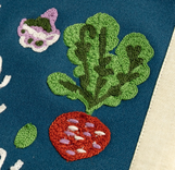 Embroidered Canvas Banner