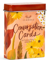 Conversation Starters Deck of Cards & Storage Tin made by 1canoe2 here at Twin Oaks Nursery & Supply
