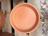 Terra Cotta Saucer CM21 (8.3") made by Deroma here at Twin Oaks Nursery & Supply
