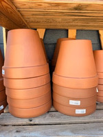Terra Cotta - Standard Pot CM31 (12.2") made by Deroma here at Twin Oaks Nursery & Supply