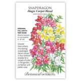Snapdragon Seeds made by Botanical Interests here at Twin Oaks Nursery & Supply