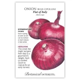 Onion Bulb Seeds made by Botanical Interests here at Twin Oaks Nursery & Supply
