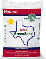 Tejas Green Sand - 40lb made by Natures Creation here at Twin Oaks Nursery & Supply