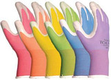 Bellingham Nitrile Touch Gloves, colorful nitrile gloves displayed in a row with various colors including pink, orange, yellow, green, blue, purple, and white. Bellingham Nitrile Touch Gloves, colorful nitrile gloves displayed in a row with various colors including pink, orange, yellow, green, blue, purple, and white.