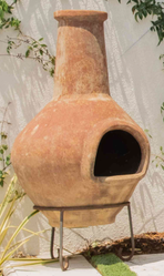 Chiminea made by here at Twin Oaks Nursery & Supply