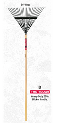 Truper Leaf Rake Springback -24inch is here at  Twin Oaks Nursery & Supply in Denison & Sherman Tx