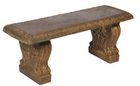 Concrete Bench - Assorted made by here at Twin Oaks Nursery & Supply