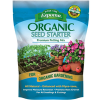 Seed Starter Mix (Organic) made by Espoma here at Twin Oaks Nursery & Supply
