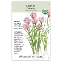 Chives Seeds made by Botanical Interests here at Twin Oaks Nursery & Supply