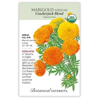 Marigold Seeds made by Botanical Interests here at Twin Oaks Nursery & Supply