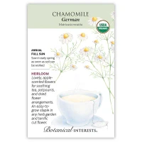 Chamomile German Seeds - Organic made by Botanical Interests here at Twin Oaks Nursery & Supply