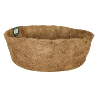 Pre-Molded Coco Basket Liner made by here at Twin Oaks Nursery & Supply