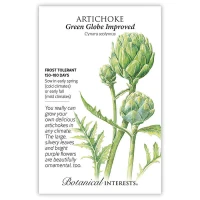 Artichoke Seeds made by Botanical Interests here at Twin Oaks Nursery & Supply